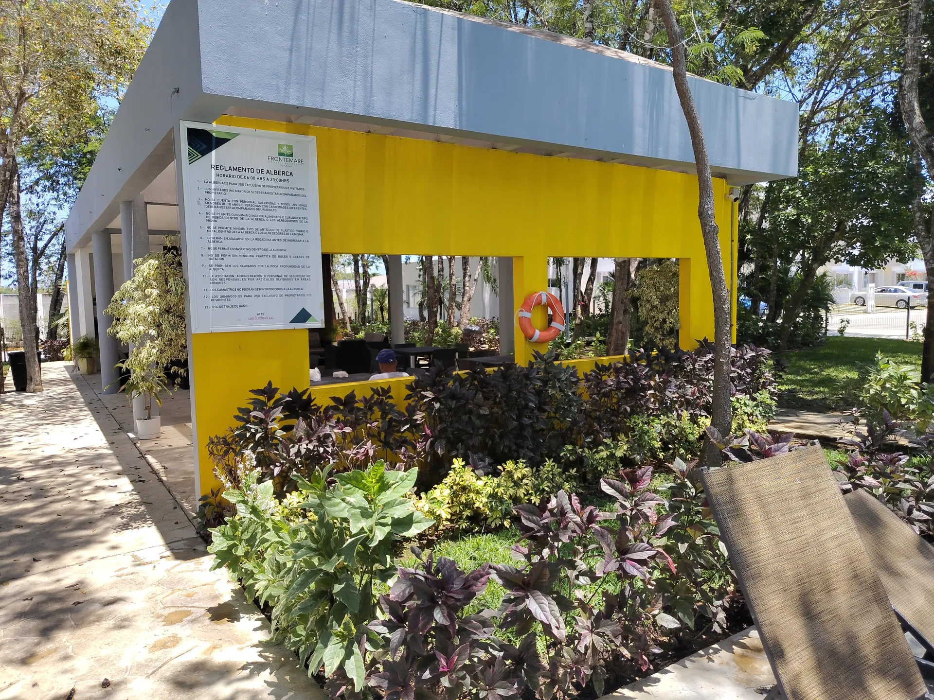 Alberca y área de eventos