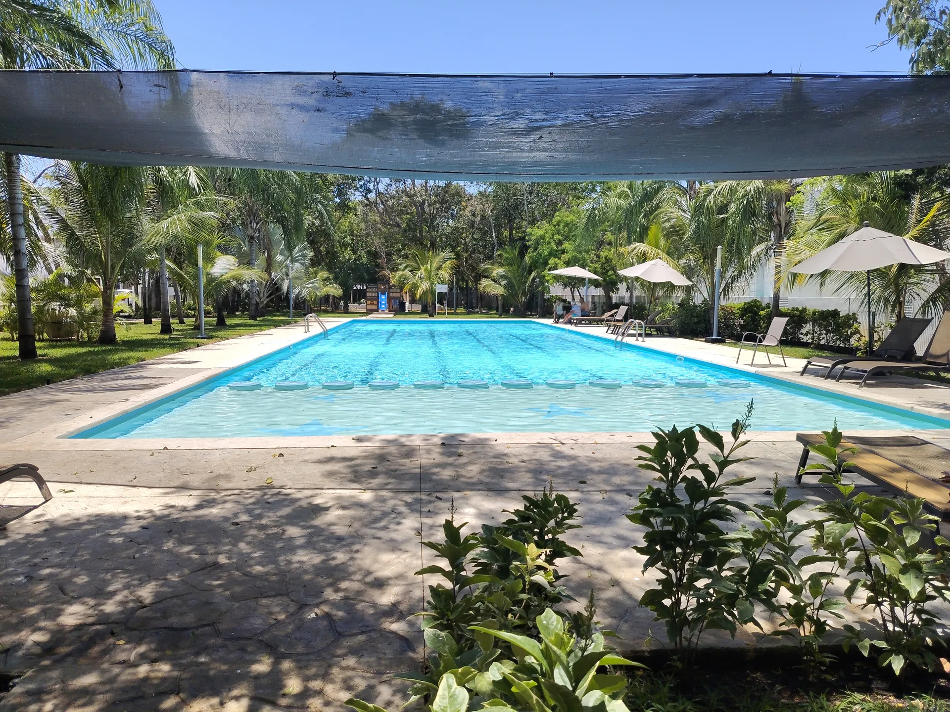 Alberca y área de eventos